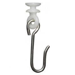 RECMAR 7122 Curtain Track Button Carrier w/ Stainless Hook RECMAR Hook ...