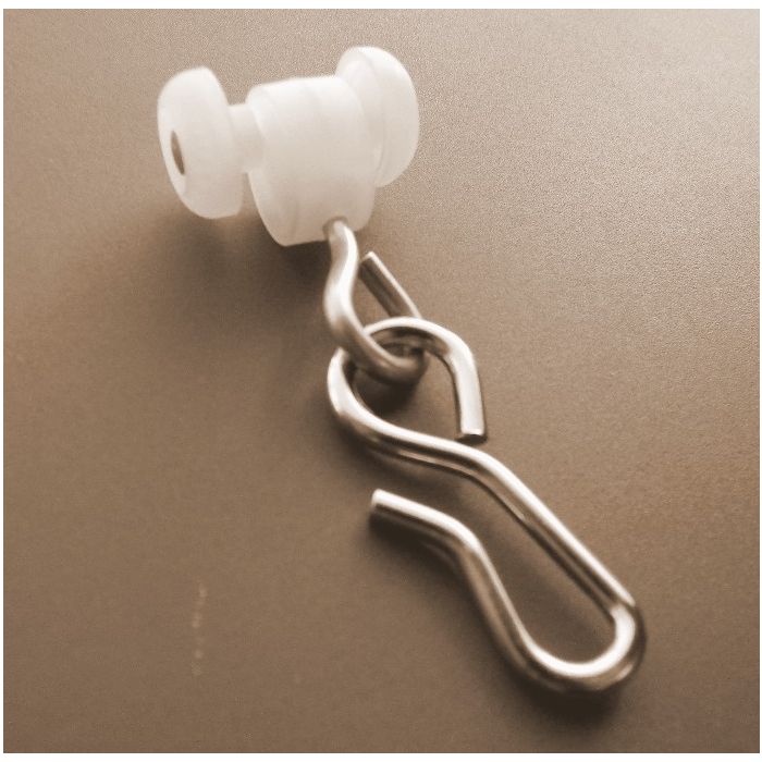 Standard Carrier Roller Hooks (One 10 Pack) fits our Hospital Curtain Track